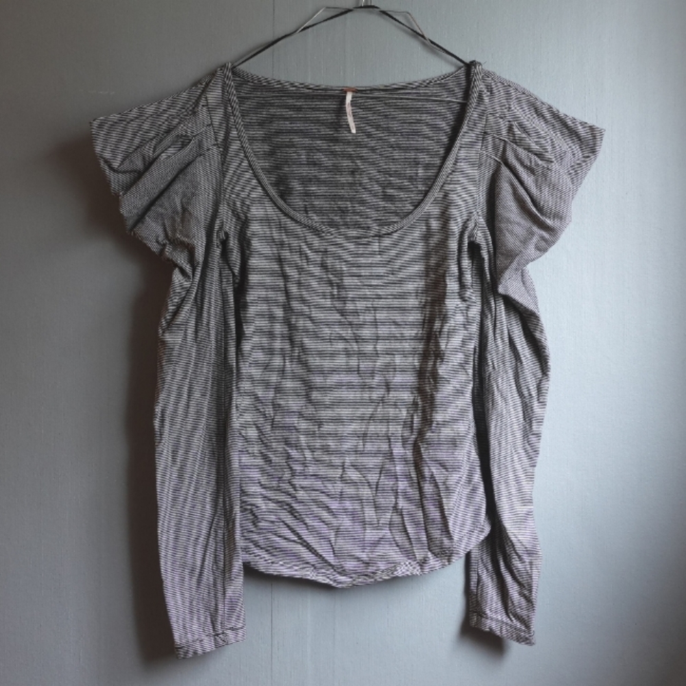 Free people puffed sleeve shirt